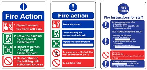 Fire safety signs - a simple guide to regulations