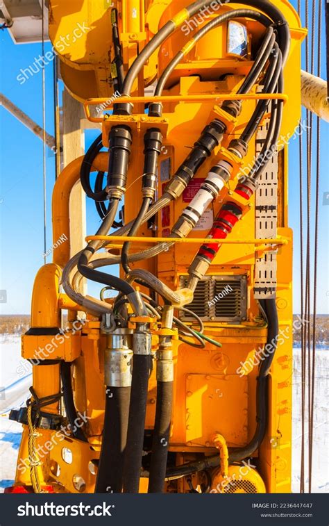 Drilling Rig Oil Field Drilled Into Stock Photo 2236447447 | Shutterstock