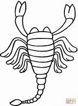 Scorpion coloring Pages To Download And print For Free sketch template