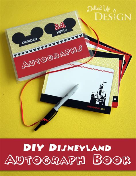 Designed to Sign: DIY Disney Autograph Book