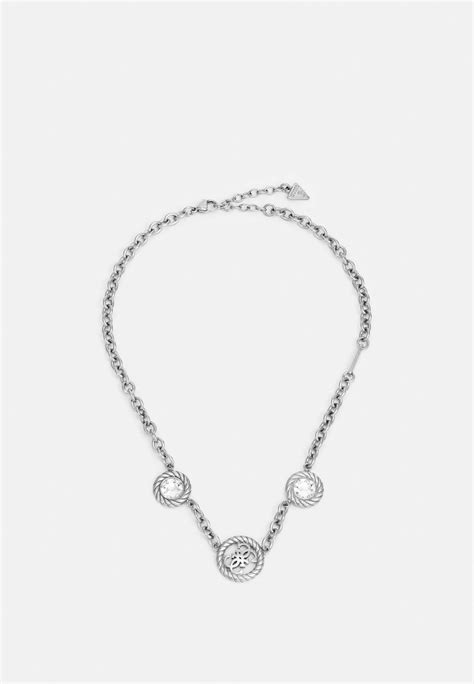 Guess VINTAGE - Necklace - antique silver-coloured/silver-coloured - Zalando.co.uk