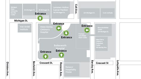 Directions and Parking | Butterworth Hospital