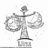 Libra Coloring Pages  Nation sketch template