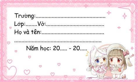 nhãn vở #sarana#4 | Chibi, Phông chữ, Hình ảnh