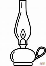 Coloring Page Oil Lamp Free Printable Pages sketch template