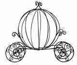 Cinderella Carriage Coloring Pages Printable sketch template