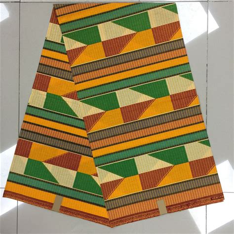 Ghana Kente Wax Fabric Veritable Super Hollandais Dutch Wax African Kente Print Real Java Ankara ...