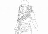 Miley Cyrus coloring Pages  Coloring 🎨 sketch template