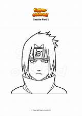 Coloring Page Sasuke Draws His Sword  Supercoloredcom sketch template