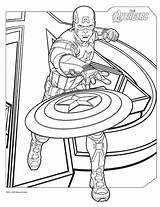 Easy Avengers Coloring Page sketch template
