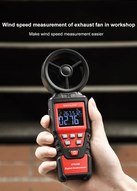 Buy Wholesale China Professional Ht625b Wind Speed Sensor Multi-function Anemometer With Usb ...