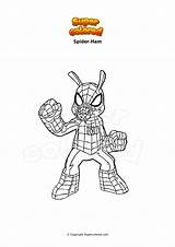 Free Coloring Pages Spiderham sketch template