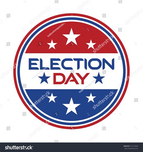 Election Day Logo Vector Stock Vector (Royalty Free) 512319040 | Shutterstock