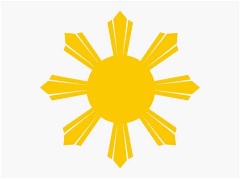 Sun Clipart Philippine - Sun And Star In Philippine Flag , Free ...