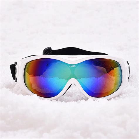 Men Women Single Layer Anti fog Ski Glasses Dustproof Snowboard Sunglasses Skiing Goggles Snow ...