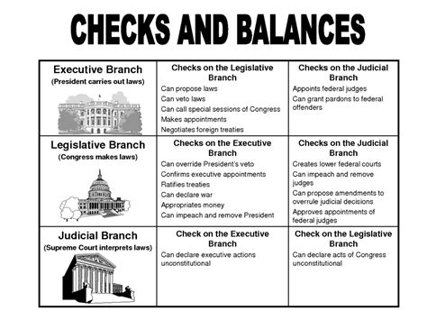 Us Checks And Balances System