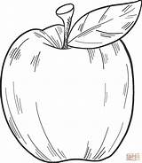 Omena Värityskuva sketch template