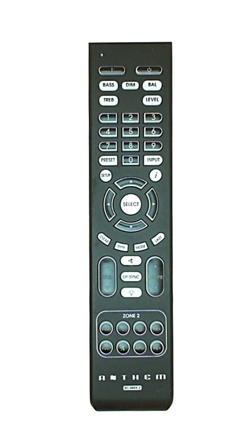 Anthem MRX/AVM Remote Control | Audio Advice