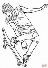 Girl Skateboarding coloring page  Free Printable Coloring Pages sketch template