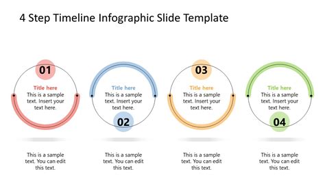 4-Step Timeline Template Infographic For PowerPoint ...
