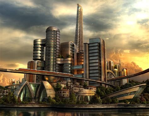 Casie Spark: Breathtaking Gallery Future City Concept Art's Wallpapers