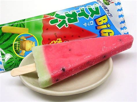 2 Most Popular Popsicle Brands in Japan: Weird or Wonderful? | Watermelon ice cream, Japanese ...