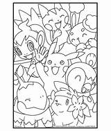 Printing Pokemon Coloring Pages Unleash Your Inner Artist With Pikachu  sketch template