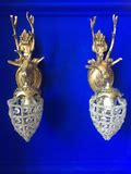 Gilded Deer Wall Sconces** - a Pair - FREE SHIPPING! – Fig House Vintage
