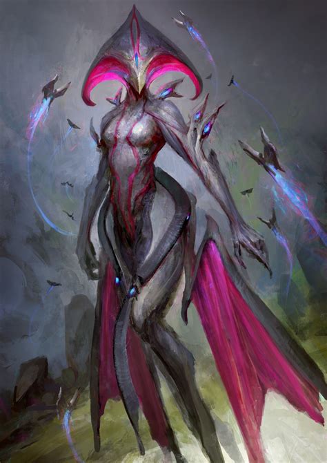 ArtStation - Titania, Daniel Kamarudin | Warframe art, Alien concept art, Concept art characters