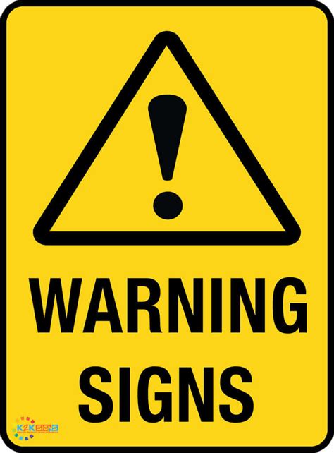 All Warning Signs | Hazard Warning Signs Online | K2K Signs