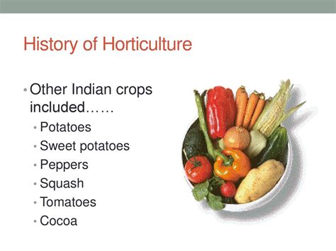 Horticulture History. - ppt download