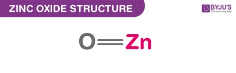 Zinc Oxide (ZnO) - Properties, Structure, Molecular Weight, Uses Available On BYJU’S