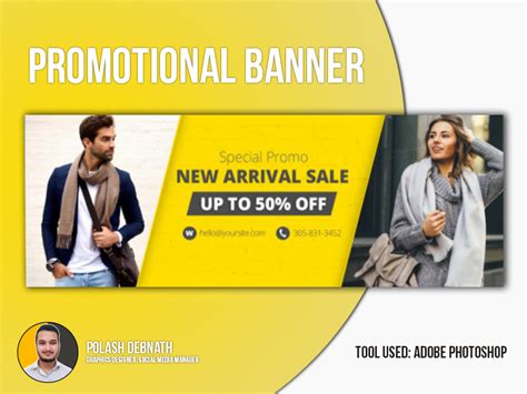 Promotional Banner Design by Polash Debnath on Dribbble