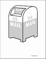 The Mailbox Coloring Pages sketch template