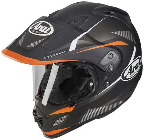 Casque Arai Tour X4 Break Orange, casque adventure, moto trail