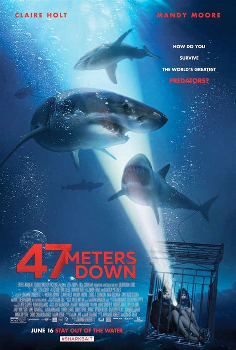 First Trailer for Trapped Inside a Shark Cage Movie '47 Meters Down ...