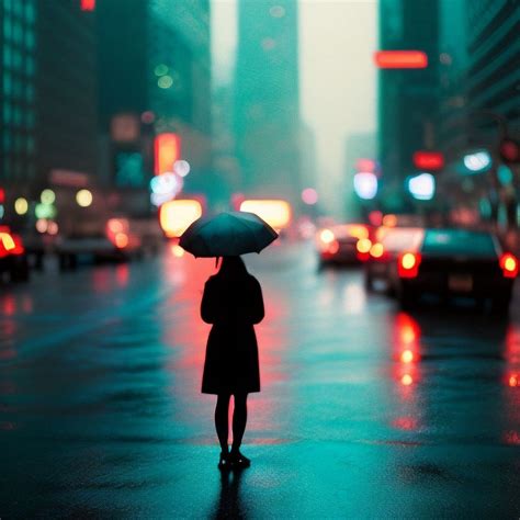 analog style| photograph of woman standing alone in... | OpenArt
