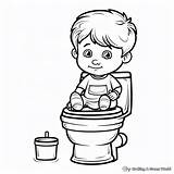 Potty Training Coloring Pages  Free & Printable sketch template