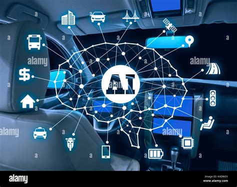 autonomous car with AI(Artificial Intelligence) concept Stock Photo - Alamy