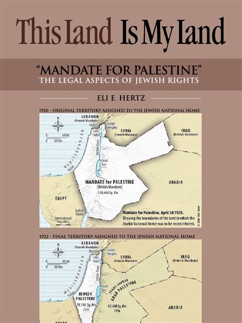 Mandate for Palestine 'English' | Palestinian Territories | Mandatory ...