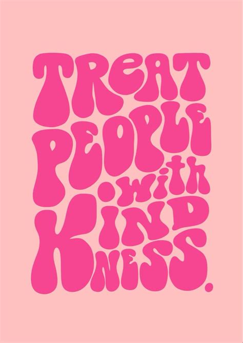 Treat People With Kindness Digital Print, Phrase and Saying Prints, Wall Art, Posters, Digital ...