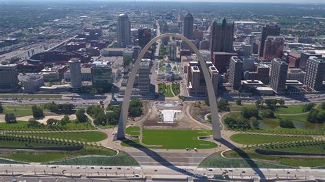 Aerial Missouri St Louis July 2017 Sunny Day Stock Footage SBV ...