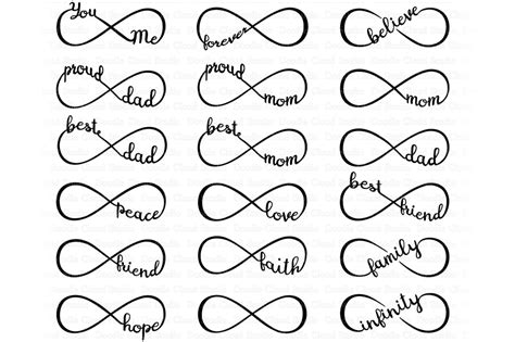 18 Infinity SVG Bundle, Infinity Symbol SVG, Infinity Clipar (288707 ...