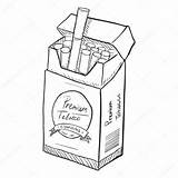 Cigarette Sheet Coloring Pages sketch template