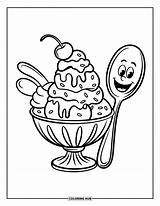 85  Ice Cream Coloring Pages For Kids & Adults Free Printable PDFs sketch template