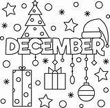 December Coloring Pages  Free Printable sketch template