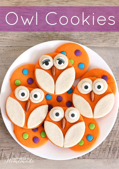 Halloween Baking: Owl Cookies - Happiness is Homemade