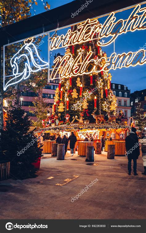 Luxembourg City December 2023 Winterlights Christmas Markets City – Stock Editorial Photo ...