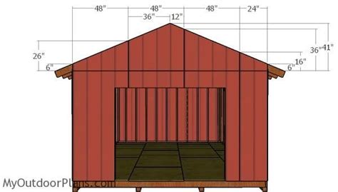 14x18 Gable Shed Roof Plans | MyOutdoorPlans | Free Woodworking Plans and Projects, DIY Shed ...