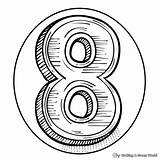 Number 8 Coloring Pages  Free & Printable sketch template